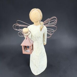 Willow Tree Angel of Hope Figurine Susan Lordi Demdaco 5 Inch Resin Lantern 2000